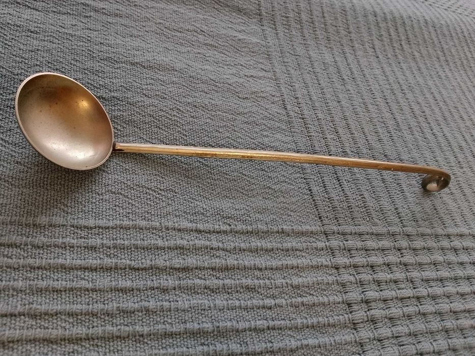 Старинна сребриста  лъжица