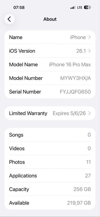 Iphone 16 pro max