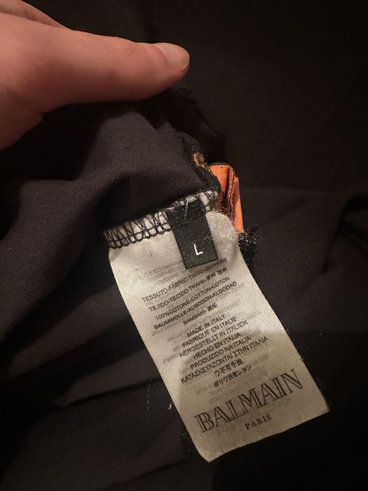 Черна тениска balmain