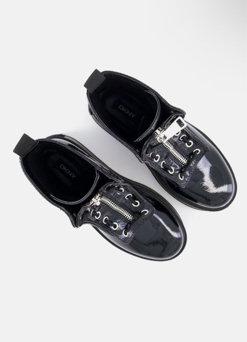 Ботинки DKNY на платформе, черные