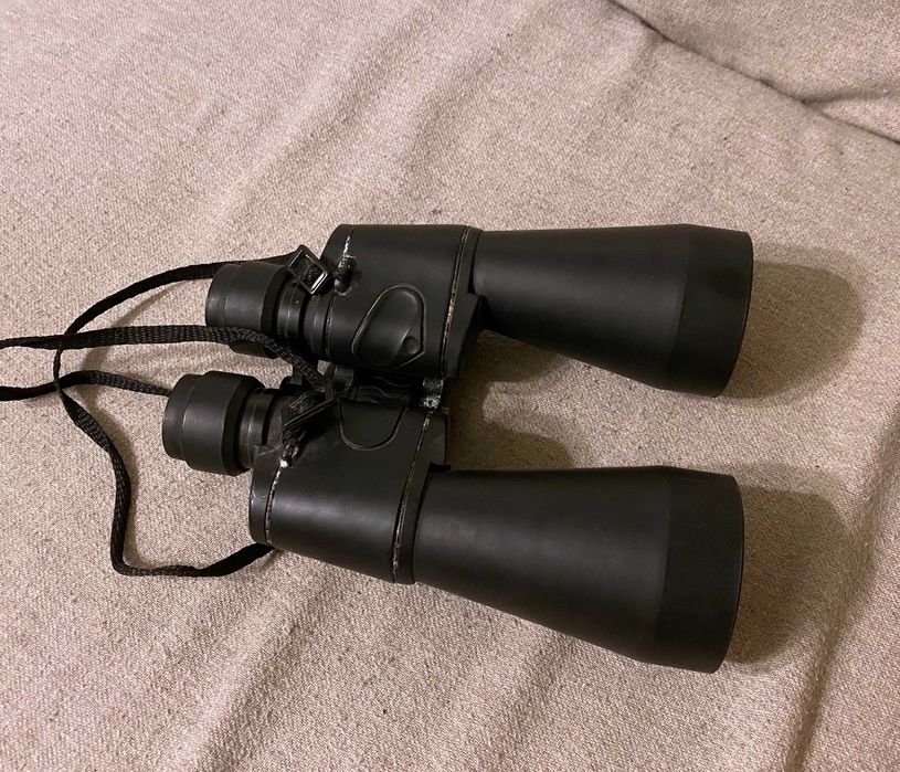 Binoclu cu lentile portocalii, functional, ideal joaca sau incepatori