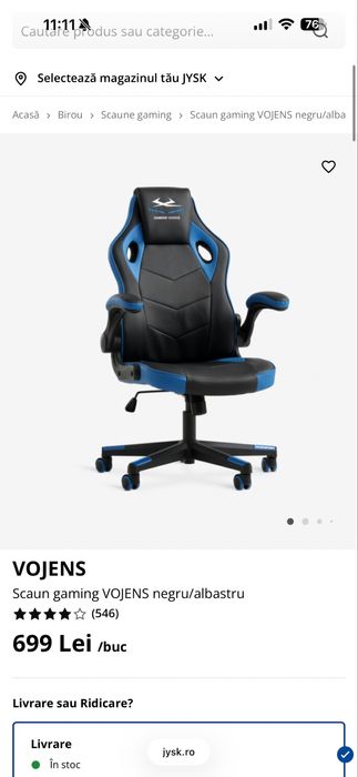 Scaun Gaming Jysk Gamer’s Choice