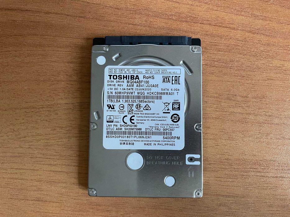 Жесткий диск Toshiba 1Тб 2,5