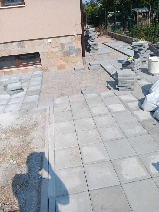 Асфалтиране редене на Тротоарни Плочи Паваж от 20лв на кв.м