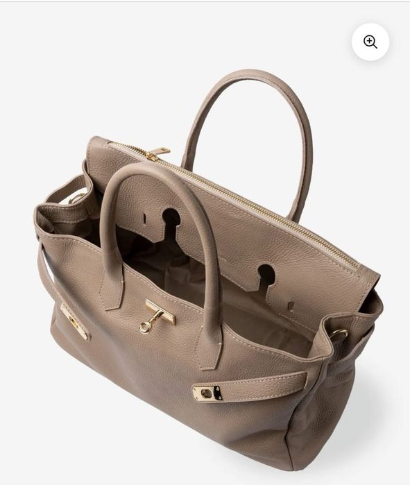 Madbag Birkimad луксозна италианска чанта от естествена кожа