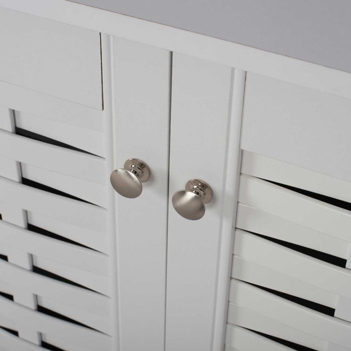 Шкаф за обувки Кабира II HM2208.05 бял цвят, Промо цена !