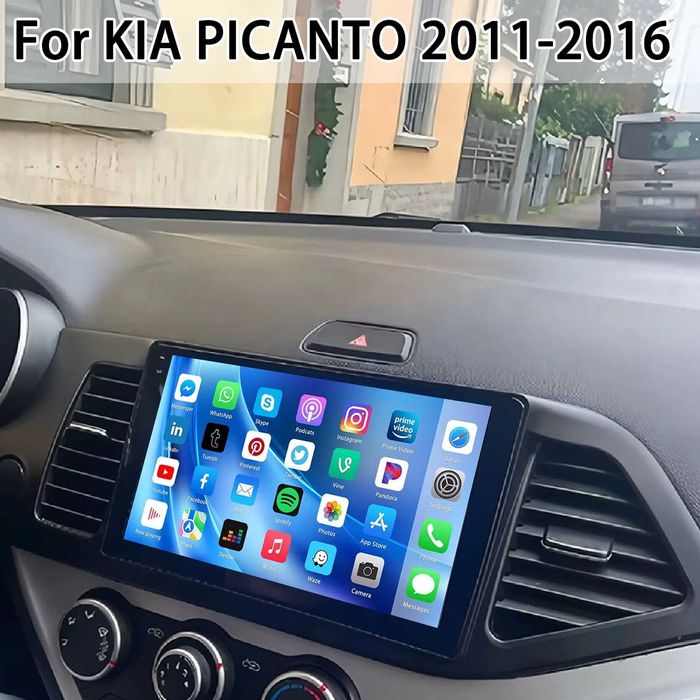 Мултимедия Двоен дин Kia Picanto Навигация 2DIN плеър Android Пиканто