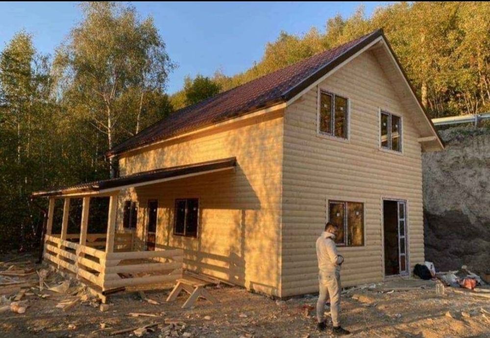 Case modulare din lemn