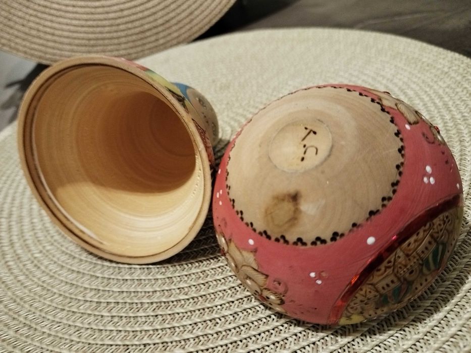 Музикална дървена матрьошка нивеляшка