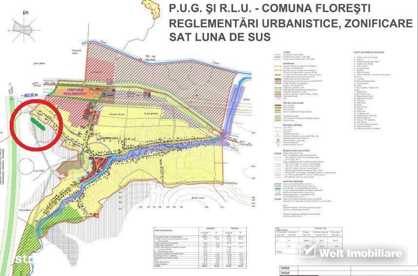 Teren extravilan, Luna de Sus 2000 mp, zona Targului Auto