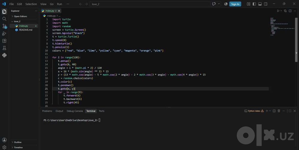 Создание сайтов на Django и Python под ключ