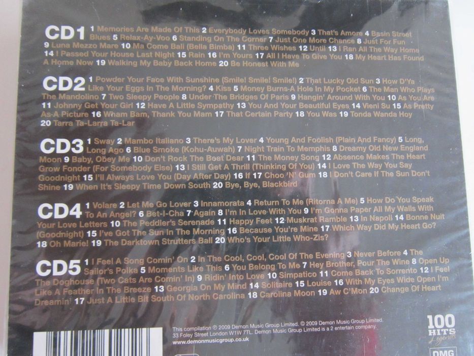 cadou deosebit si rar Dean Martin  made UK 2009 sigilat