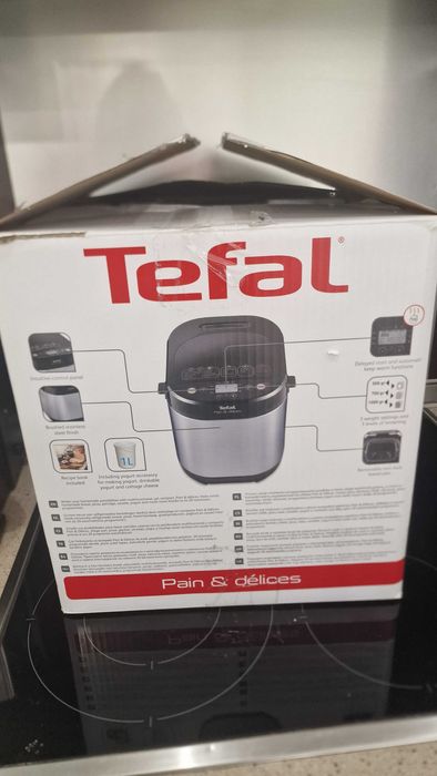 Tefal Pain & Delices хлебопекарна като нова плюс кутия/ 20 програми
