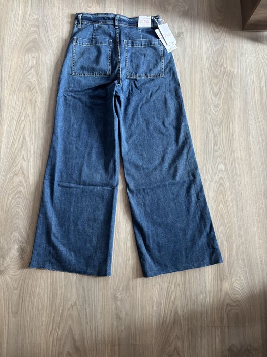 Дамски широки дънки