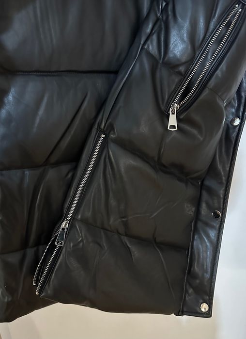 Черен Кожен Елек