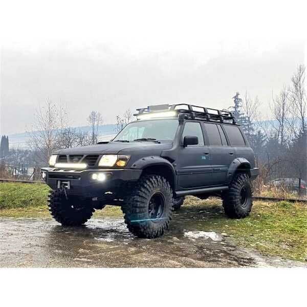 Предна Алуминиева броня Sandkat 4x4 - Nissan Patrol Y61 преди 2004 г.