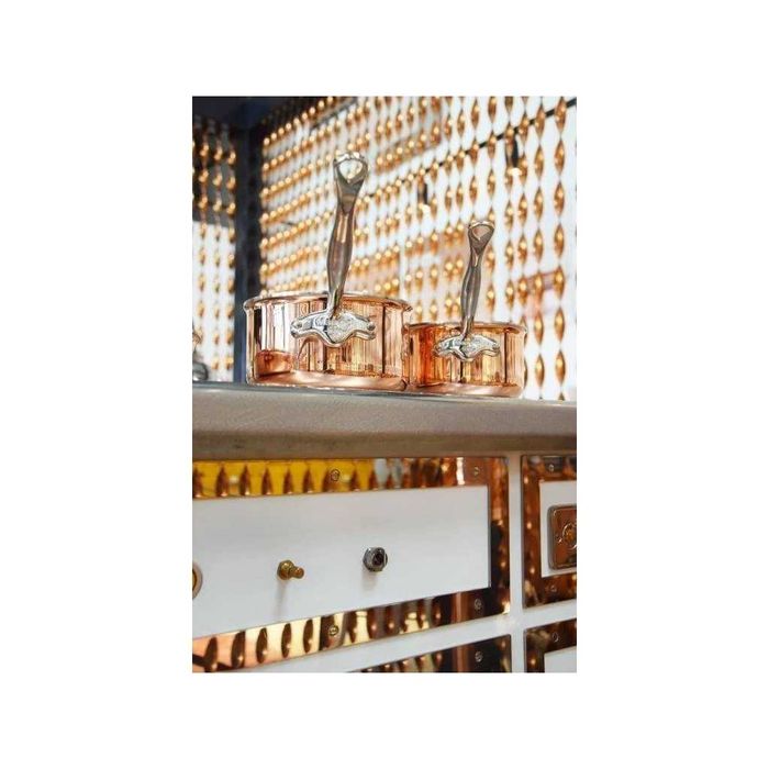 Tigaie pentru saute M´6S 24 cm, cupru, Mauviel