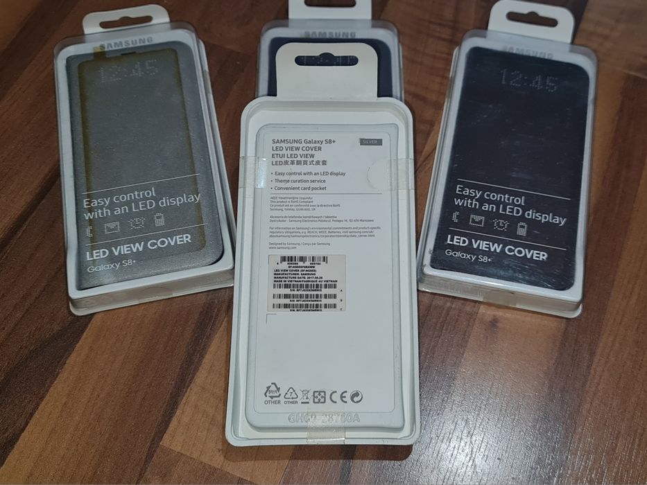 Husa smart activa originala Samsung Led View Cover S8+ S8 Plus G955