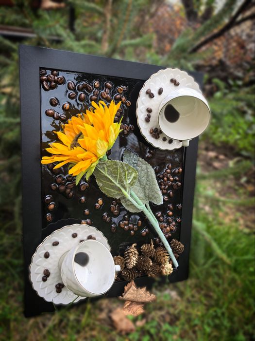 Картини от рози, заляти с епоксидна смола