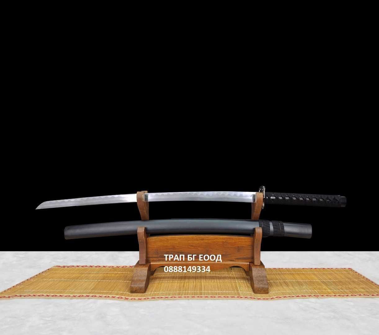 Катана Комплект от 3 бр. с подарък поставка Katana Самурайски меч гр ...