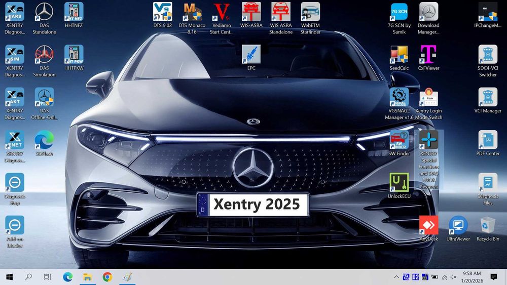 Softuri diagnoza auto Ista Xentry Odis TechTool Prosis SDP3 MUT3 Elsa