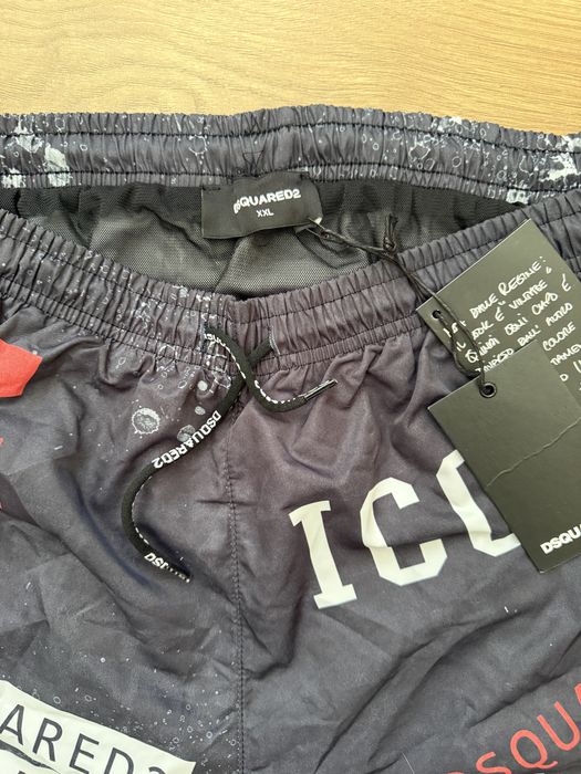 Мъжки Бански DSQUARED2 с етикет , размер XXL