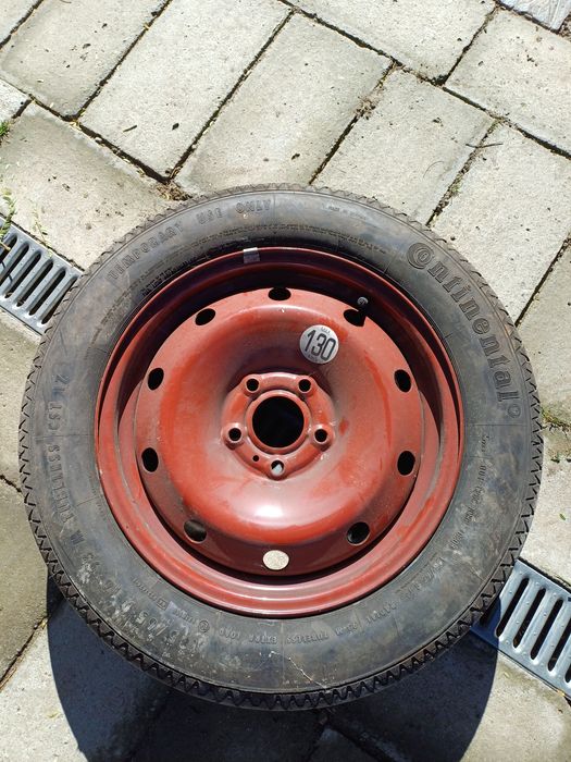 Roata rezerva slim Ford Focus 125/80R15 și rezerva temporara Laguna