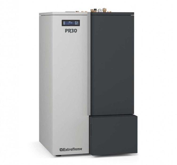 Котел на пелети PR30- Evolution line.30kw.LaNordicaExtraflame.