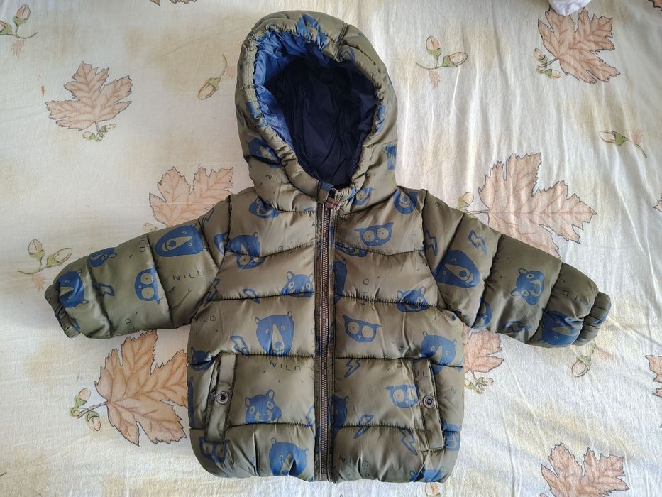 Бебешко яке Zara baby 9/12 месеца, размер 80
