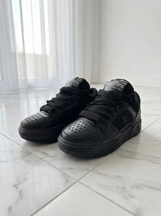 Adidasi AMIRI MA 1 Low Triple Black - Full Box - PREMIUM