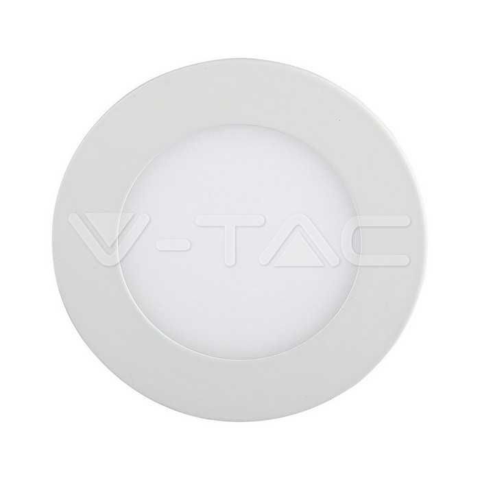 Лед лампи V-TAC VT-6422 22W LED Slim Панел Топло бяла светлина Кръг 240мм диаметър