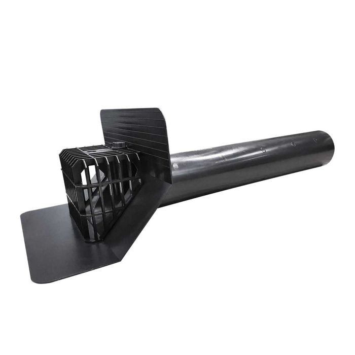 Парапетная воронка квадратного сечения с галтелью 110/100/ с листоулов