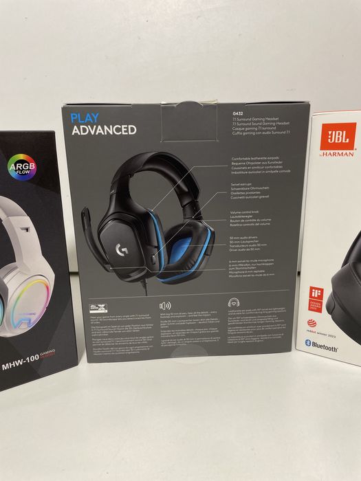 Casti gaming JBL/G432 logitech/Mhw-100
