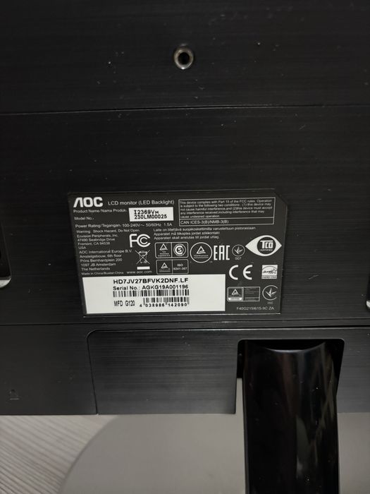 Monitor AOC 23” IPS Full HD – HDMI