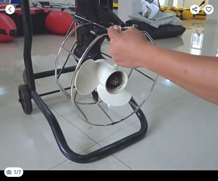 Protectie elice motor barca noua