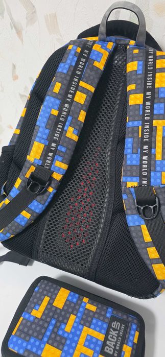 Ученическа раница и несесер Back up Lego Blocks