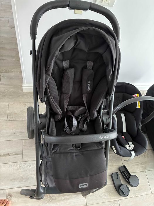 Carucior Cybex, Balios S Lux 3 in 1 BLK, Moon Black