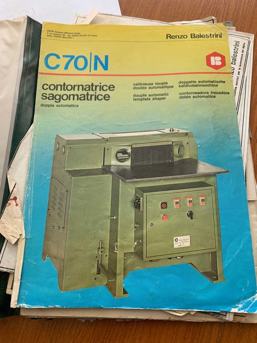 Двустранна копир фреза за челни дъски