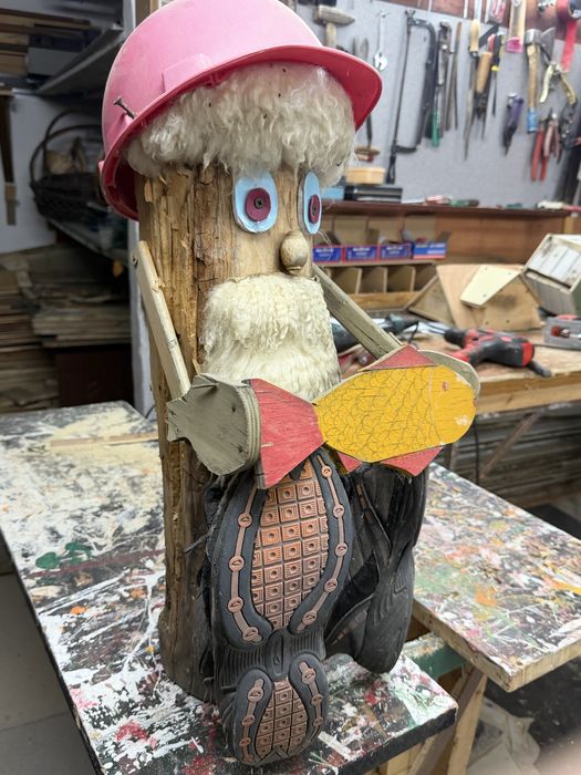 Декор в виде рыбака