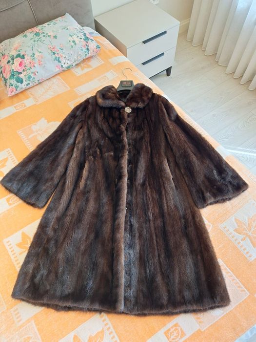 Натуральная норковая шуба