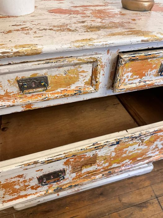 Комод антикварный деревянный