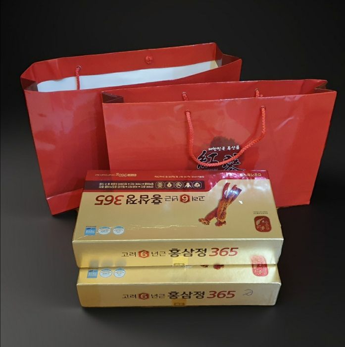 Qizil jenshen Original Koreyadan keltirilgan 6 yillik