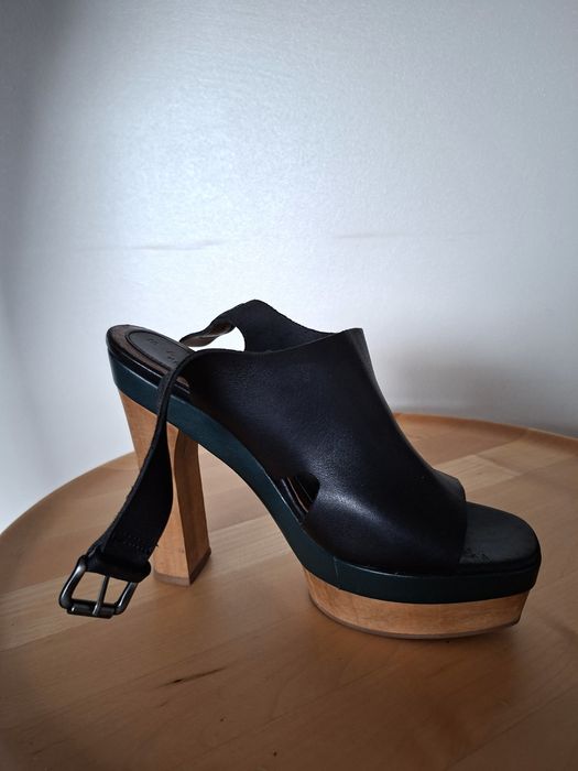 Marni X H&M - Sandale înalte din piele naturala cu platforma