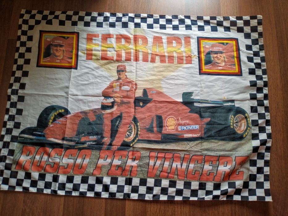Ретро Знаме F1 Ferrari