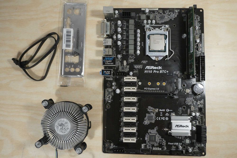 Компютърен комплект H110 Pro BTC+ / Intel Celeron / 4GB RAM / Bundle / Вкл.ДДС