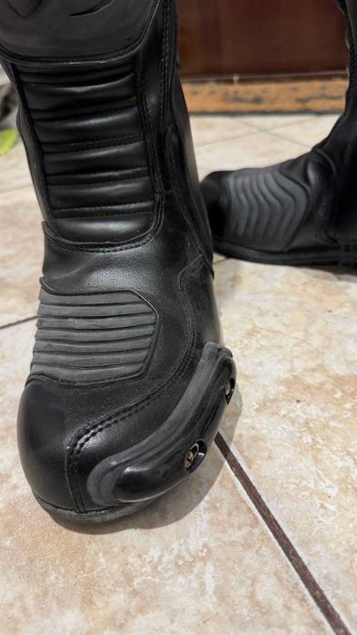 Cizme piele motocicleta No Fear marimea 41 protectii picioare m