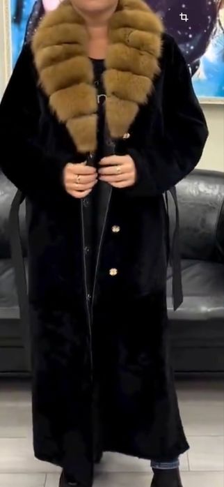 Двухсторонняя дубленка