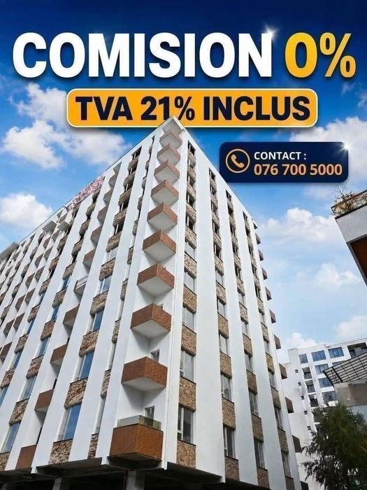 APARTAMENT 2 Camere  Zona Top-TVA INCLUS-COMISION 0%-65.000€