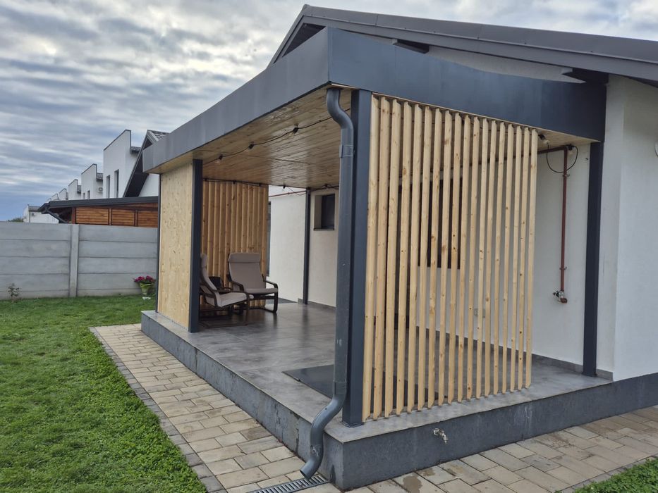 Terasa, foisor, magazie, pergola, acoperitoare, structura lemn/fier