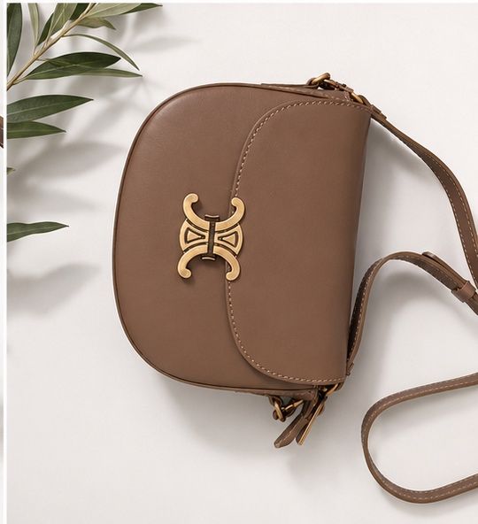 Celine Triomphe Besace Clea Flap Bag
